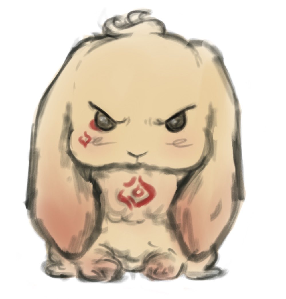 bIoodylily's tweet photo. angry bunny #mydei https://t.co/KMWHJ0vXmJ