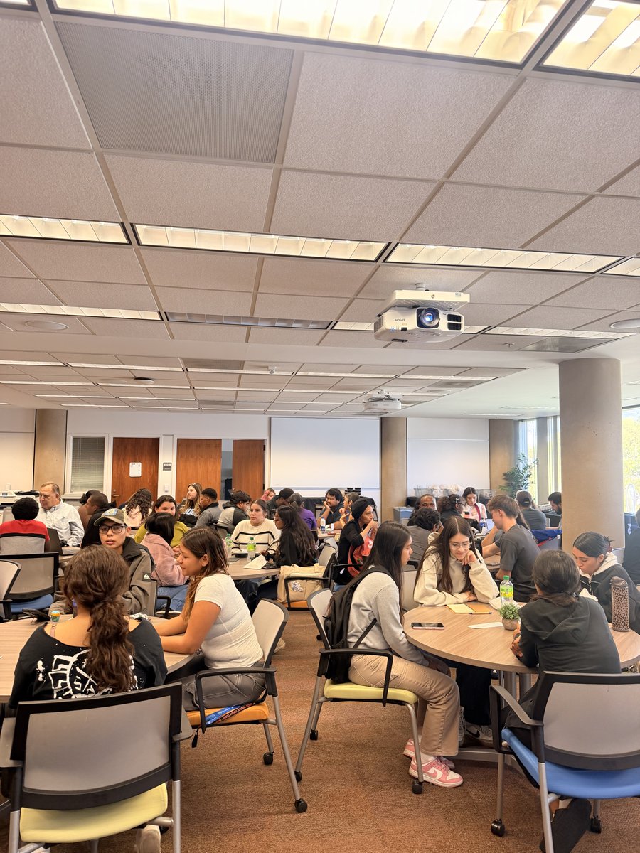 CSUSBAlumni's tweet photo. A special thank you to Karen Serrano ’07 for returning to CSUSB and sharing her time, experience and insight with our students! 💙🐾
 
We’re always grateful to see our alumni come back and pour into the next generation of Coyotes. Thank you, Karen! 🎓✨
#CSUSBAlumni #Coyote4Life https://t.co/c9nVrkt3na
