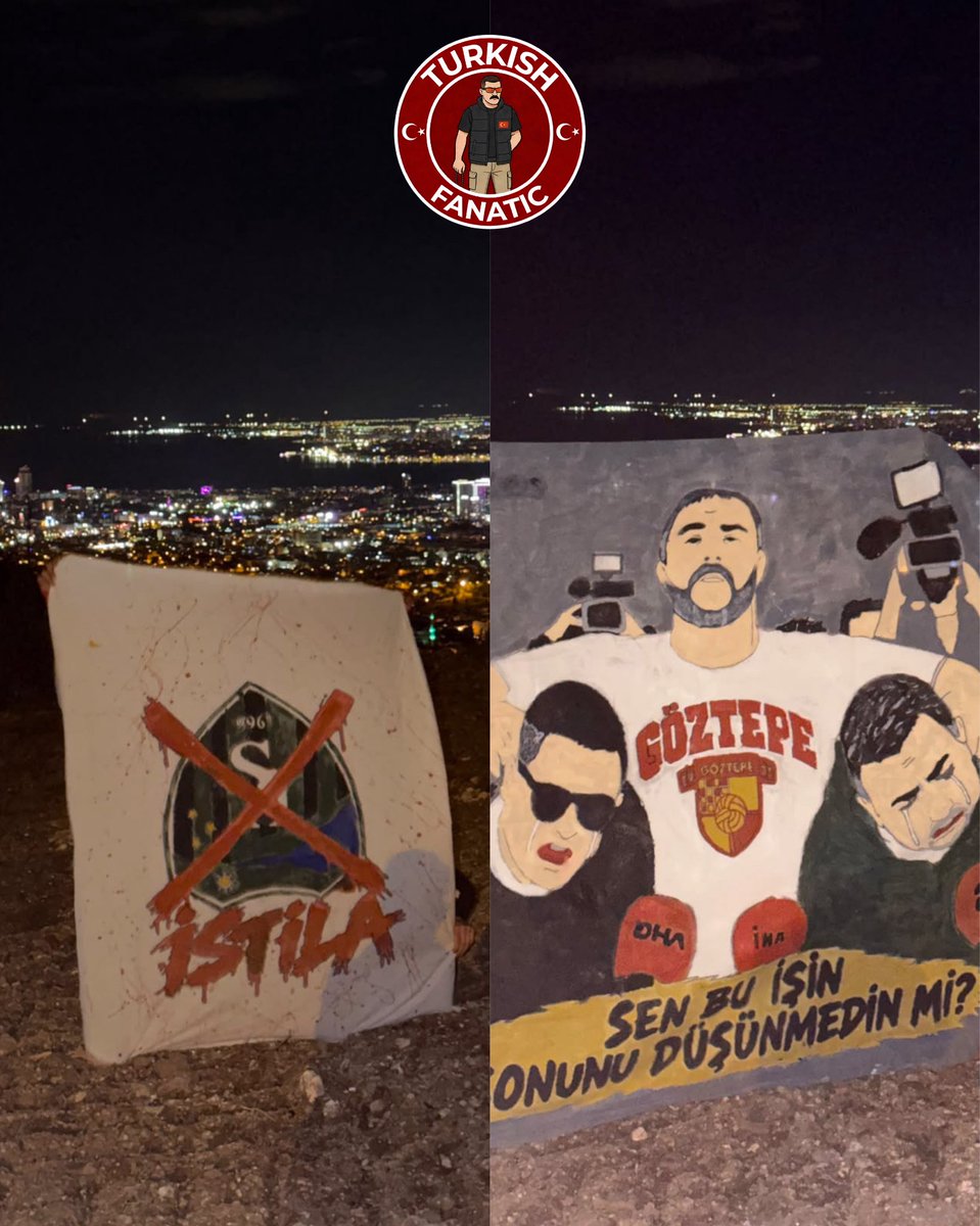 FanaticTurkish's tweet photo. Göztepe tribünü, Kocaelispor deplasmanı öncesi pankart hazırlıklarını sürdürüyor.

Görüntüler için yana kaydırın. ➡️

#TürkishFanatic #Göztepe #Kocaelispor https://t.co/gQlGwIsvjV