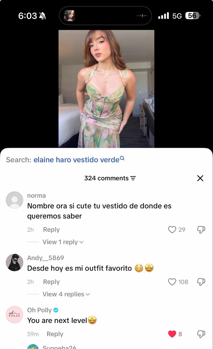 h4yd33s's tweet photo. ok purrr, oh polly commenting on Eli’s tiktok, like yassss that’s queen, and yesss she’s next level🙂‍↕️ https://t.co/HtR9pDWSwB