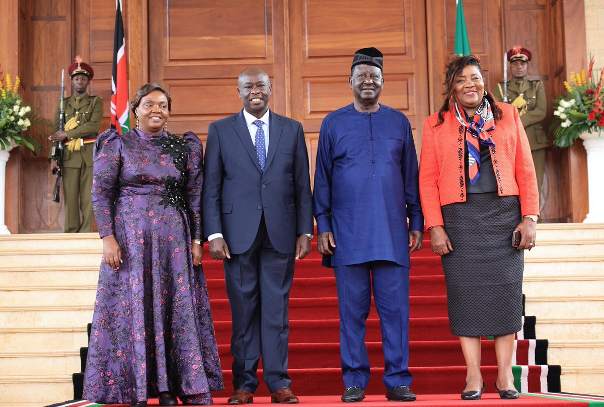 rigathi's tweet photo. Mama  Ida Odinga extended an invitation to me on the 1st Anniversary of the Late Rt. Hon. Raila Odinga.

Thank you Mama @IdaOdinga for your invitation to me to attend the first anniversary of the Late Rt. Hon. Raila Odinga, the father of our democracy and defender of the rights of Kenyans. 

I was not able to attend since I am away in the United States of America on a programme that was pre-planned. 

On this 1st anniversary of the great  stateman Raila Odinga was, I wish to celebrate the late former Prime Minister in my very words during his inauguration as our candidate to the Chair of @_AfricanUnion. 

Those words about Raila and Mama Ida came from my heart and I meant each and every word that I said on the day. I am a firm believer in giving a man his flowers when he is alive and hearing. 

I abhor pretenders and those who shed crocodile tears in the greatest pretexts of political conmanships. 

I have seen those who called him mchawi, mganga, mtu ya Kung'oa reli, the lord of poverty and other demeaning adjectives singing all manner of fake praises to the late Raila Odinga.

As I have said repeatedly, I admire Baba’s legacy in building a strong political party and urging his followers to elect quality legislators. I am doing my very best in following his footsteps is building @DCP_Democracy into a formidable political movement that will be at the center of every political conversation in Kenya for many years to come. I have also appealed to our party members and Kenyans to elect quality legislators and do away with ‘tugeges’. 

I am saddened that the very people now singing praises to Baba have, in one way or another destroyed his greatest legacy, the political machine previously known as ODM. 

It is a pity, just one year after his death, that his greatest legacy the ODM party is a now a pale shadow of it’s former self. 

No wonder those who sold ODM to Baba's traitor could not gather the courage to attend his first anniversary having successfully destroyed his legacy.

Rest Well Jakom!