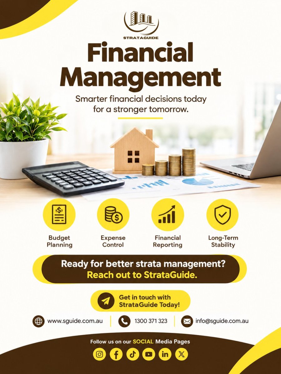 StrataGuide's tweet photo. Keep your finances organized with StrataGuide! 💰 Get support with budgeting, expense tracking, and smarter business decisions.

#FinancialManagement #BusinessFinance #StrataGuide https://t.co/ISKX70FS3b