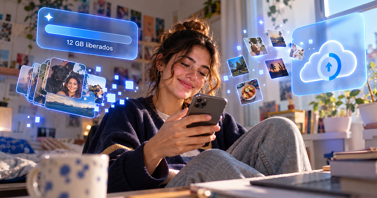 Telcel's tweet photo. 📱Sigue estos dos pasos para liberar espacio en el celular y tener lugar para tus próximas fotos y apps favoritas 👉 https://t.co/djXhTXeXoF #HolaTelcel https://t.co/2olZSI8jOL