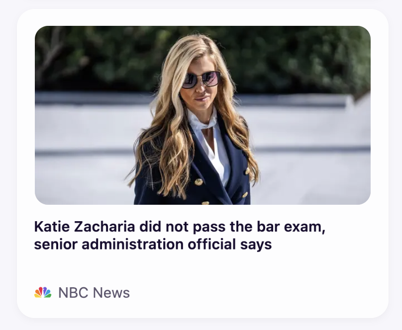 DR_1858's tweet photo. The silver lining of the Katie Zacharia situation is that it's causing millions of leftists to publicly argue, in effect, that filling important jobs based on reasons other than merit is bad--which is a strange position for people who staunchly defend DEI. https://t.co/QVaCrQy8Ej