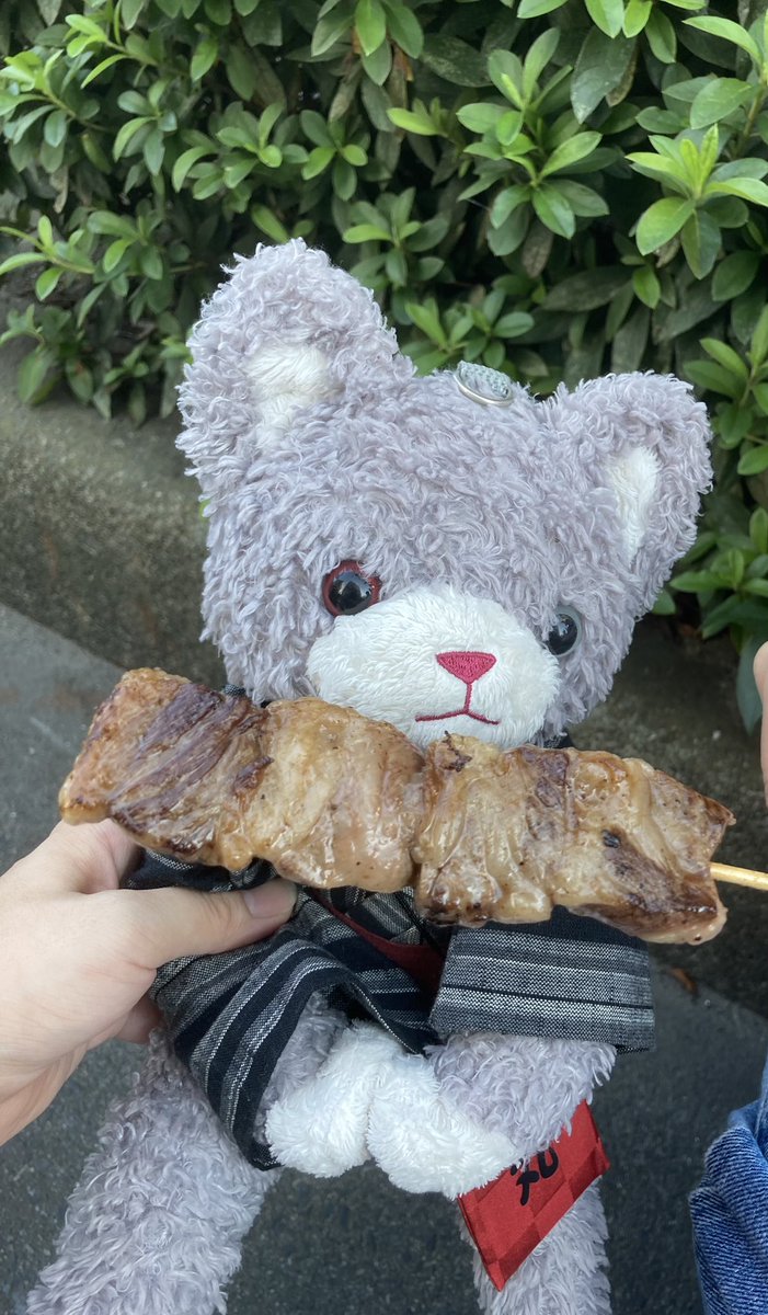 kazakuro's tweet photo. これはお祭りで神戸牛を見つけにくだ！にくだー！とおねだりしてうまうまご機嫌ニッコニコなグラです。 https://t.co/Sr9ZzJPQF9