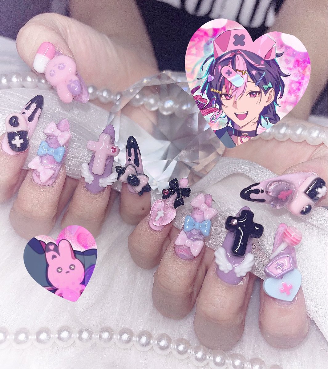lulumya__m's tweet photo. 🩷💛💊➿🎶💅🏻 https://t.co/b8cJrTh6bI
