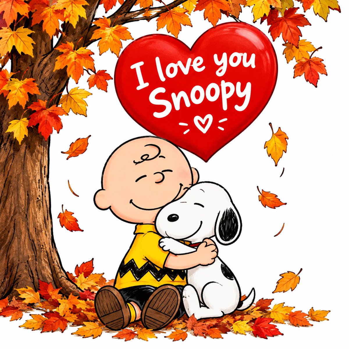snoopylovers12's tweet photo. Autumn Hugs, Forever Love ❤️🍂 https://t.co/EGWAgZl7OI
