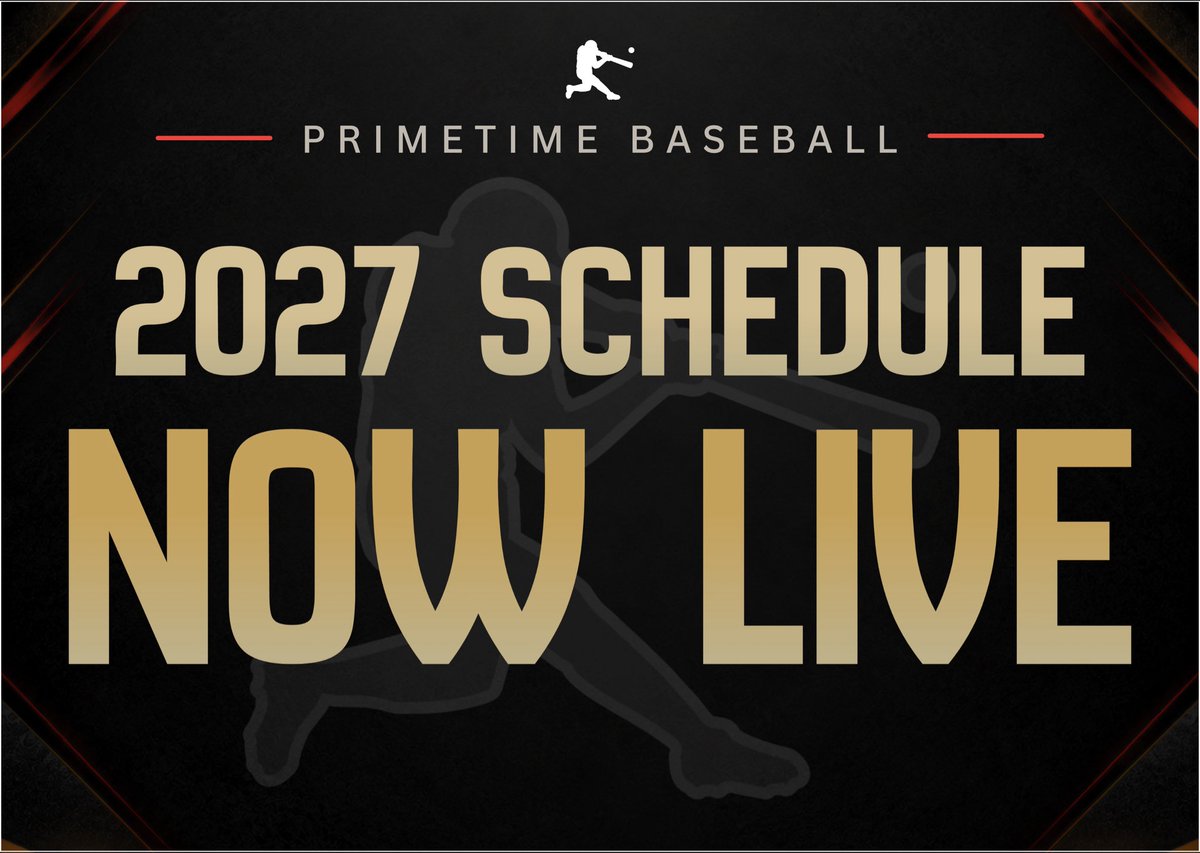 PrimetimeIL's tweet photo. 🔥𝐏𝐫𝐢𝐦𝐞𝐭𝐢𝐦𝐞 𝟐𝟎𝟐𝟕 𝐒𝐜𝐡𝐞𝐝𝐮𝐥𝐞 𝐢𝐬 𝐍𝐎𝐖 𝐋𝐈𝐕𝐄🔥

32 Youth Tournaments
62 High School Tournaments

For more info and to register ⬇️
🔗: https://t.co/jnNddlWXec https://t.co/gla7ByVIkW