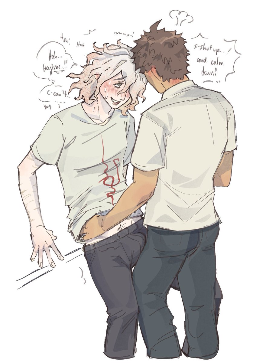 Lysiluu's tweet photo. i blacked out and this just showed up ermmm #sdr2 #komahina https://t.co/IdVB8nIQGO