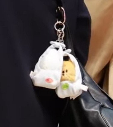 userlinoring's tweet photo. leeknow with the leebit and hanquokka plush keyring on his bag 😭😭 https://t.co/glQCc6Wp7k