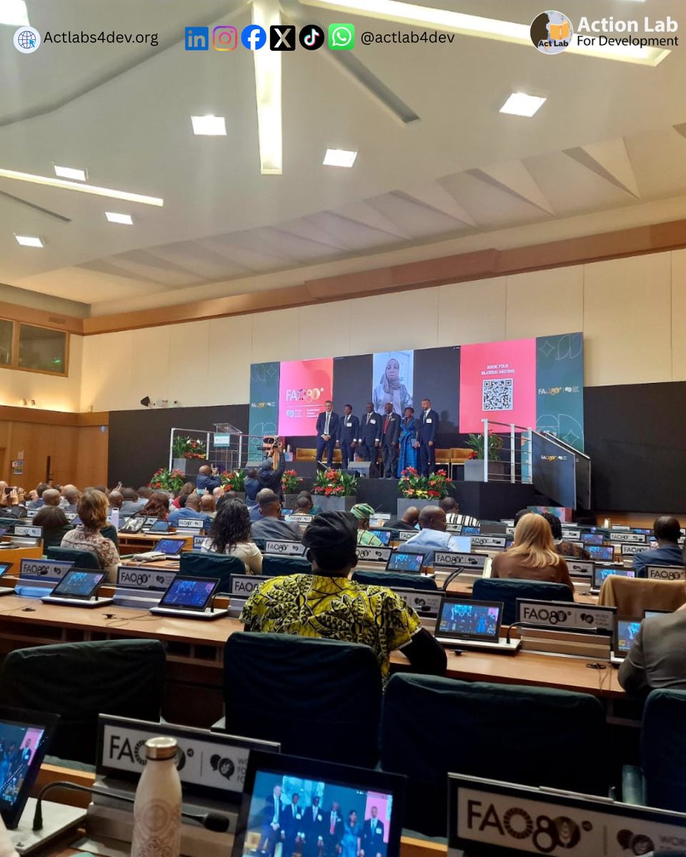 ActLab4Dev's tweet photo. Welcome to Day Two of the World Food Forum and Rome Water Dialogue! Lorenzo has had “another inspiring day focused on international cooperation and innovation for the future of agrifood systems.”
#ACTLAB #WorldFoodForum #RomeWaterDialogue #Delegate https://t.co/2mQZbkf1LU