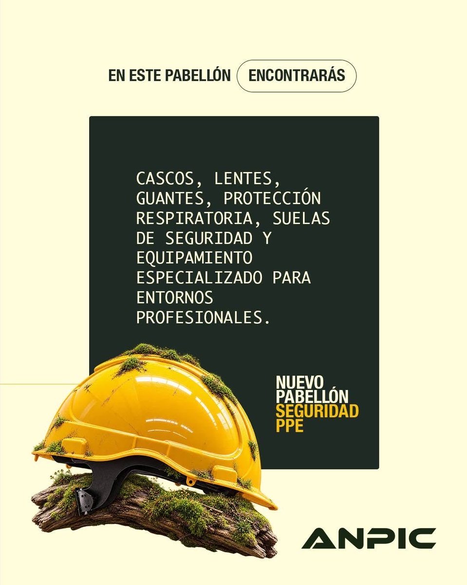 cicegGTO's tweet photo. Si fabricas productos para seguridad o buscas adquirir los últimos aditamentos y soluciones para la protección industrial, el nuevo Pabellón Seguridad PPE será tu punto de encuentro.
🟡 @ANPICMX 
AQUÍ EMPIEZA TODO
🗓️ 21, 22 y 23 de octubre | Poliforum
👉 https://t.co/pSryJxxBvR https://t.co/vZPXpBM2ad
