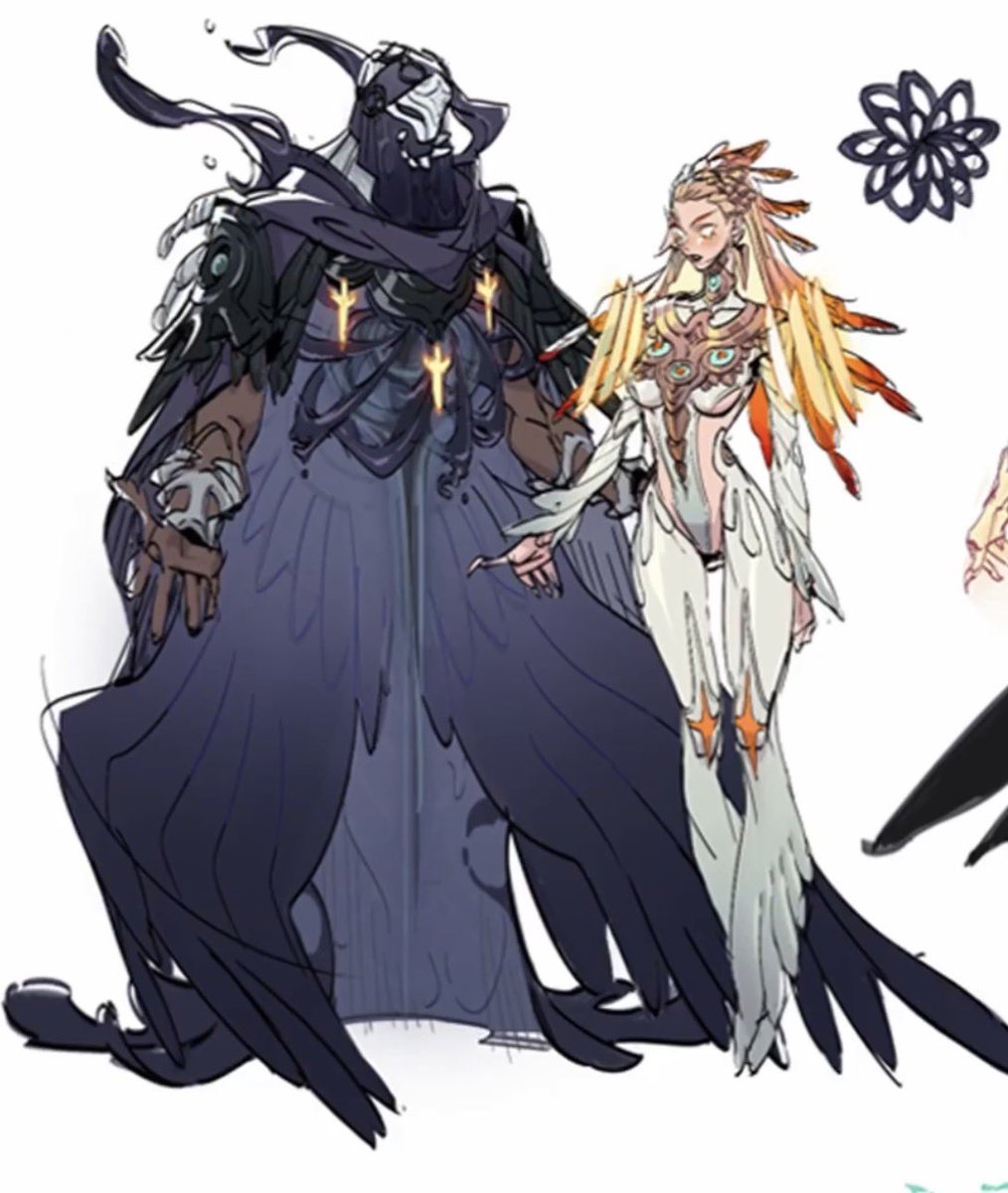 BItViperzi's tweet photo. Probably my favorites of the scrapped designs. Maybe the scrapped Polarity bond skin could be repurposed with some design  changes into a Halloween skin for next year? https://t.co/bCCSUL3FCZ