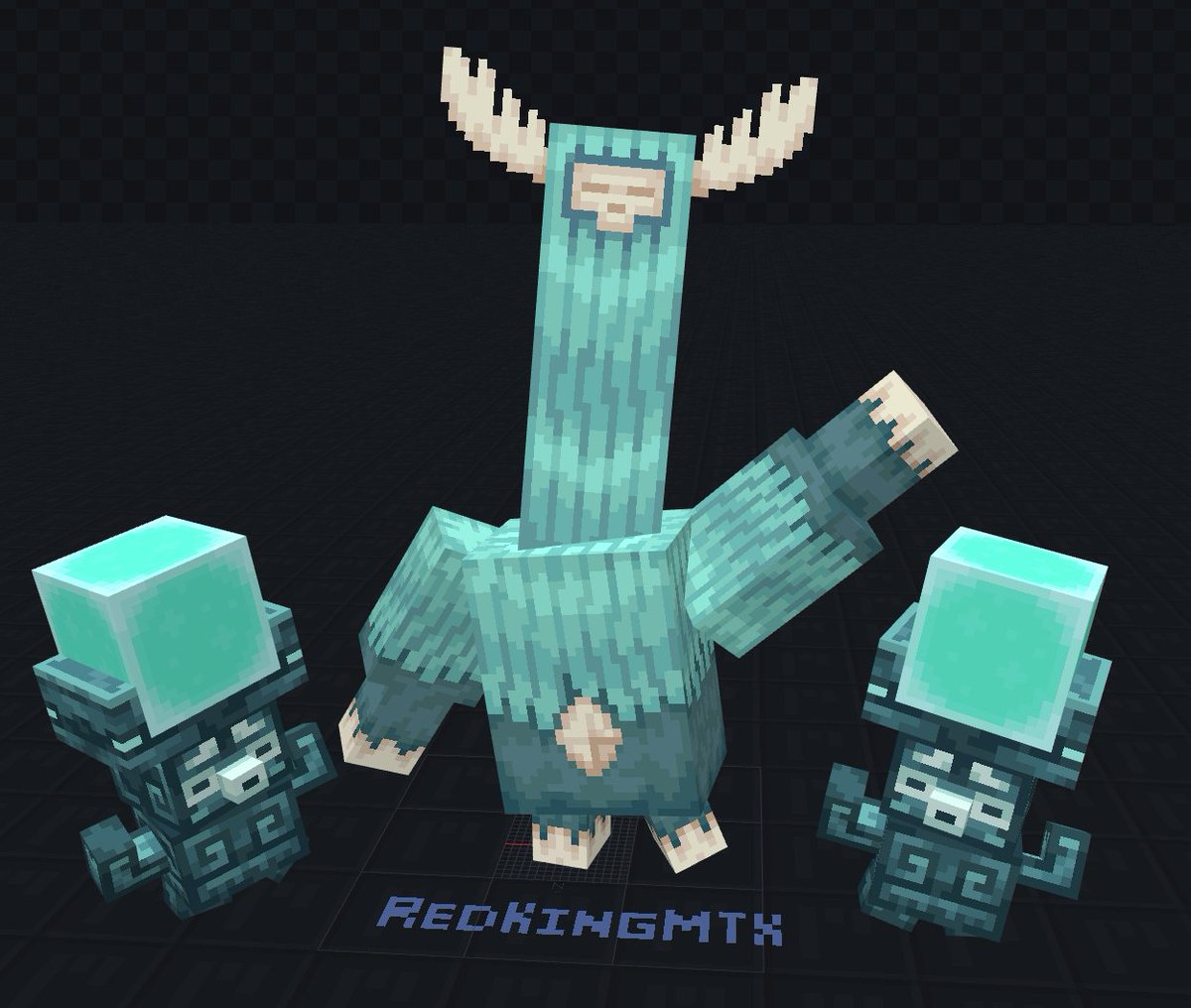 RedKingMTX's tweet photo. The Caretakers of the Sift 
#minecraft #minecraftdungeons2 https://t.co/NBnzi6tS0R