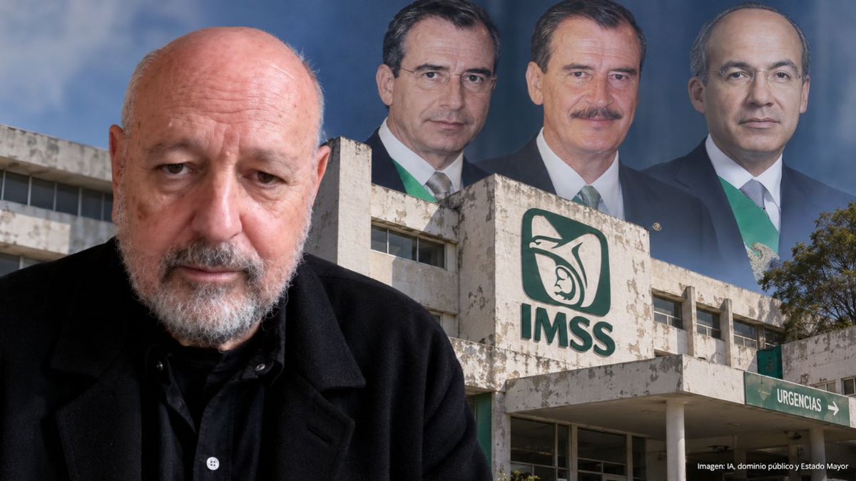 julioastillero's tweet photo. “El IMSS comenzó a deteriorarse” con el neoliberalismo, no en 2018, sostuvo Luis Hernández Navarro.

El coordinador de Opinión de La Jornada señaló a los gobiernos de Zedillo, Fox y Calderón como parte de un proceso que, a su juicio, profundizó el deterioro del instituto.

Además, consideró que desde la llegada de la 4T se intentó frenar ese proceso, aunque sin recursos suficientes para revertirlo.

Lee la nota completa: 👇🏽

🔗 https://t.co/e30xEKDOTj