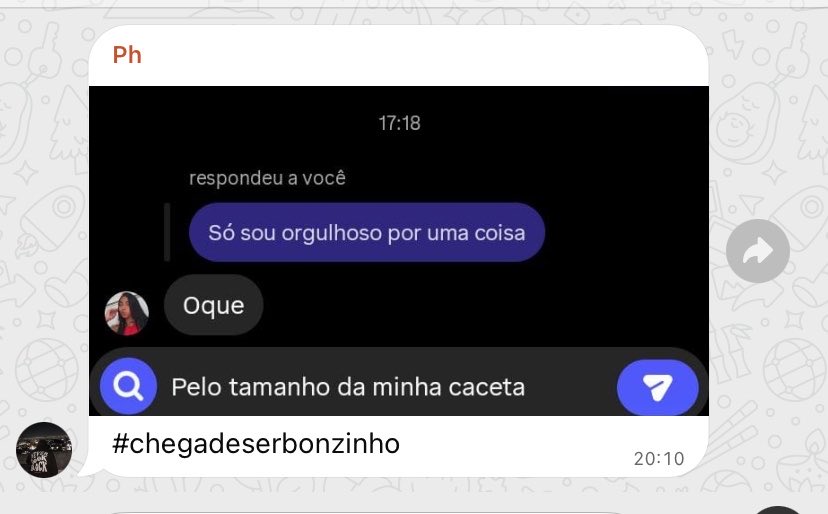 rd71fe's tweet photo. #chegadeserbonzinho https://t.co/FkR68DyHVO