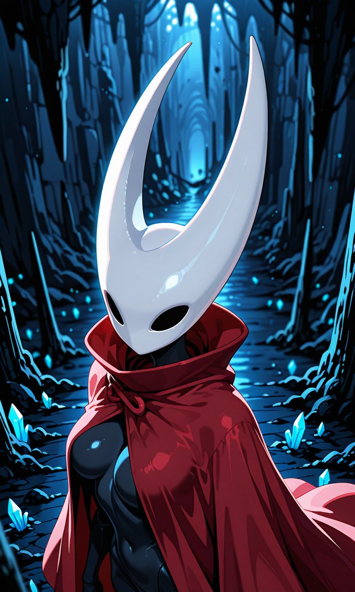 NeoOrion64's tweet photo. Underground Exploration 💎
#AIart #Hornet #Silksong #HollowKnight https://t.co/pfvpRrTKLD