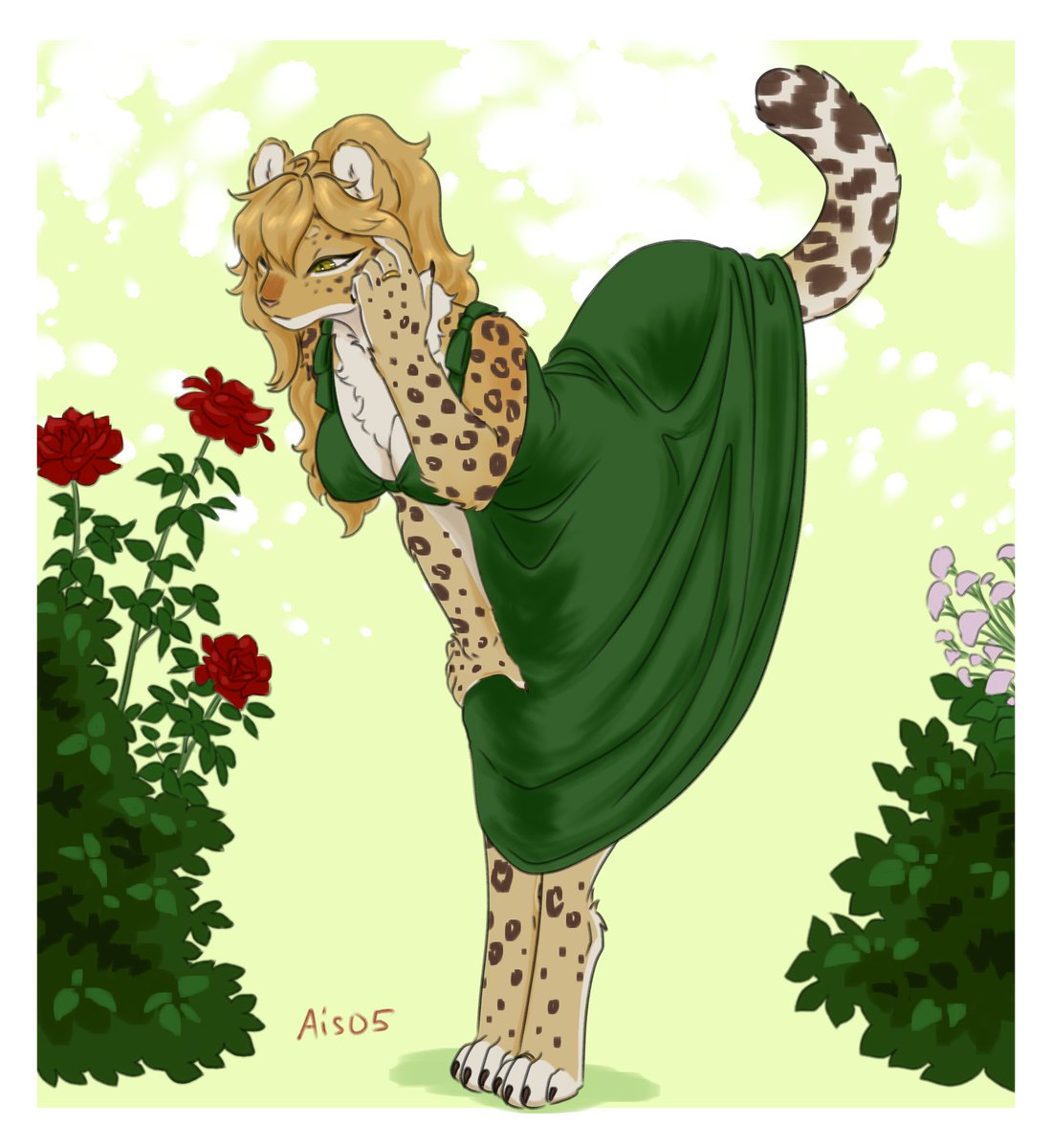 Ais05_art's tweet photo. smelling roses https://t.co/EttNa3ieZV