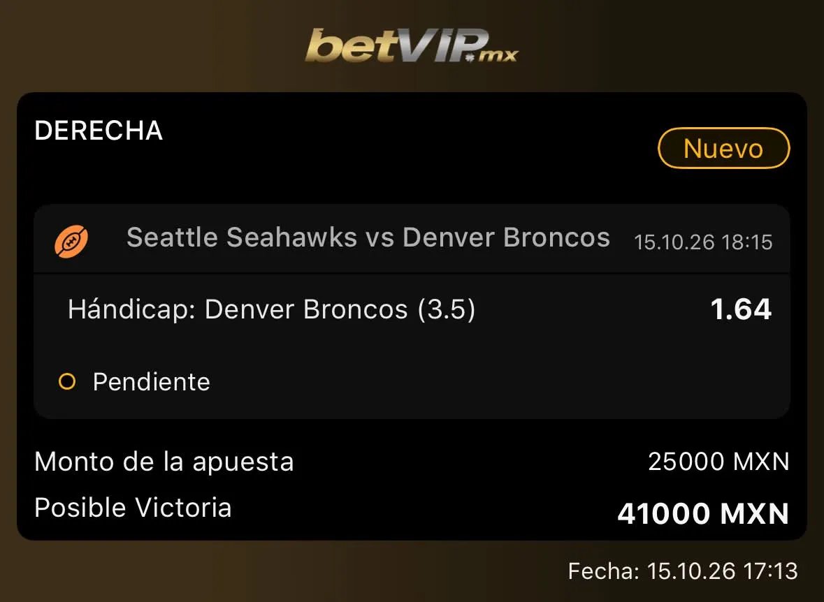 mariscalpicks's tweet photo. PICK DEL DÍA #2

Continuamos con un handicap de NFL. 🏈

Broncos +3.5

5% del bank inicial 💵 https://t.co/beYa3B24xB