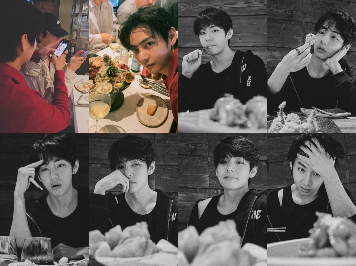 lvthvkook's tweet photo. the fact that these are from two different days is taking me OUT 😭black &amp; white tae from the TAEKOOK Lima date while red outfit tae from outing with hobi… https://t.co/f5cvt2bpGK