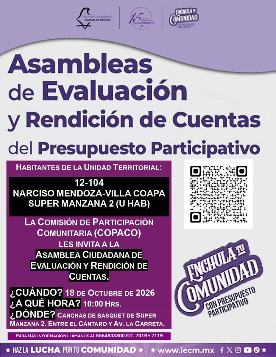 Distrito19IECM's tweet photo. te esperamos! https://t.co/OU0zcTGUAD