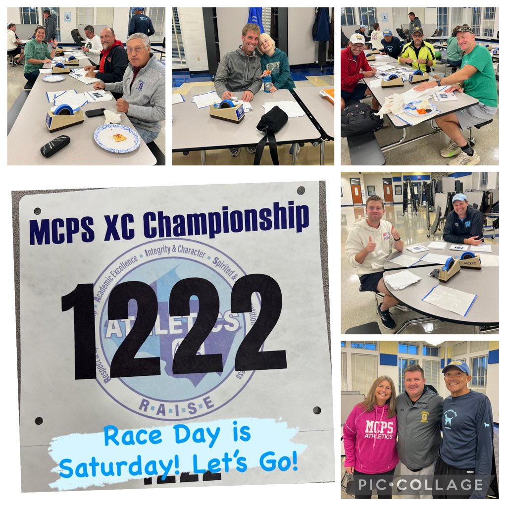 MCPSAthletics's tweet photo. Bibs &amp; Chips Night for XC Championships on Saturday! Thank you @GburgAthletics @MCRRC! #WeRAISE @mcpsAD https://t.co/9iPRCwJsdB
