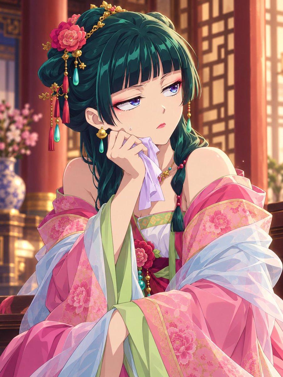 aipicswaifusfw's tweet photo. Maomao — 猫猫

Jinshi can't take his eyes off her. Maomao still can't understand what all the fuss is about. 🌸

#TheApothecaryDiaries #薬屋のひとりごと https://t.co/z4ziov9pUT