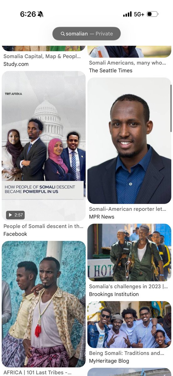 jabreroni's tweet photo. @jareeramerican This isn’t even biased this is the first google result when you search up “somalian”😂😂😂 https://t.co/lZoxlSKyWZ