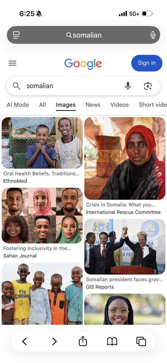 jabreroni's tweet photo. @jareeramerican This isn’t even biased this is the first google result when you search up “somalian”😂😂😂 https://t.co/lZoxlSKyWZ