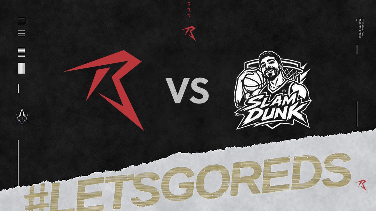 TeamRedsgg's tweet photo. 🔴— Match Day!
 THE REDS are here to DUNK! better.

🆚@SlamDunkLoL 

🕘20:00 CEST 9:00 GMT +3

 @lolesports_ar — Div 2 

 #LETSGOREDS #AL2 #summersplit2026 https://t.co/9otDKnU77I
