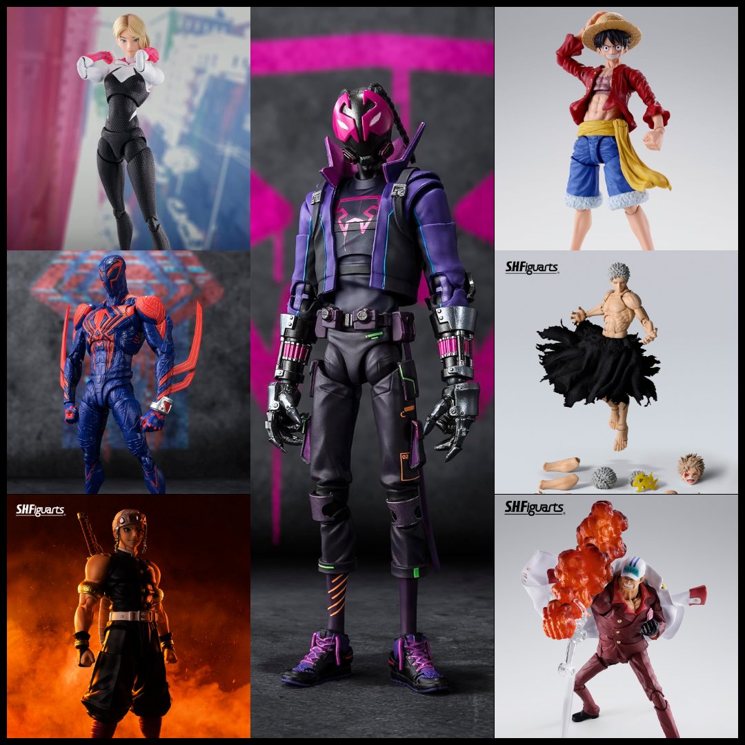 FLYGUY's tweet photo. Recent new/re-release S.H. Figuarts now on Amazon. MyHero Academia, One Piece, Spider-verse and more added to our Amazon Imports page
➡️AMZN  https://t.co/qIqgZwIktM

EE also has them plus Whitebeard.
➡️EE  https://t.co/9aExAsFoWo
📦 FREE US SHIPPING $79+

#figuarts #ad #bandai https://t.co/L52h6bN49i