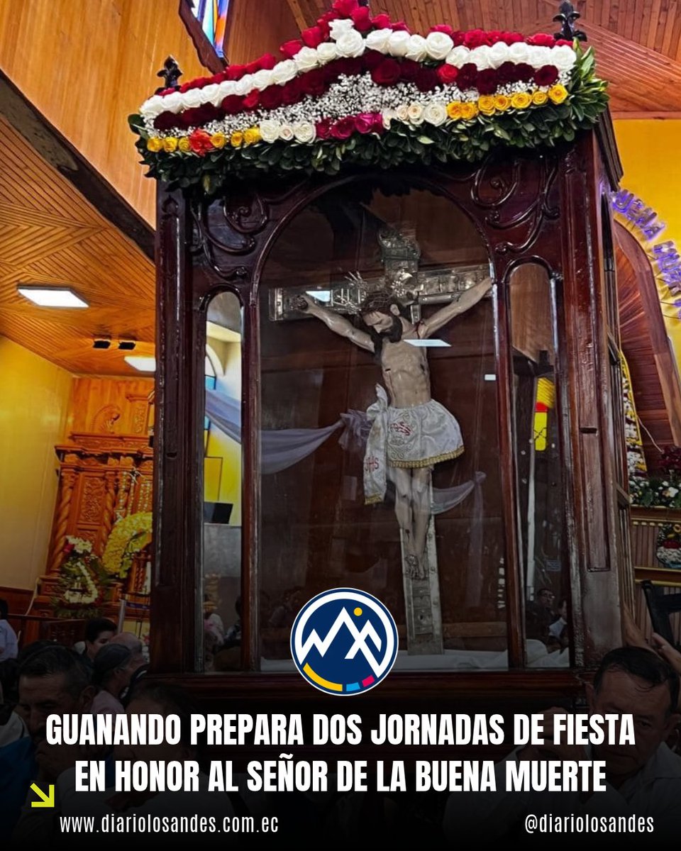 andesdiario's tweet photo. 🙏 #Guano | Guanando se alista para celebrar las fiestas patronales en honor al Señor de la Buena Muerte, el 19 y 20 de octubre. 

📲https://t.co/JFurgdVrTC https://t.co/aOhlHAkXtd