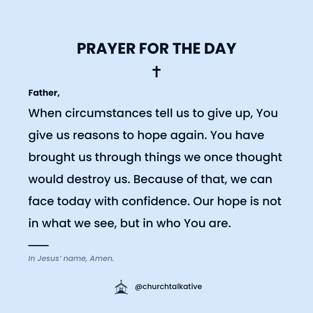 churchtalkative's tweet photo. Let's hope again 🙏 https://t.co/pahNgaagJb