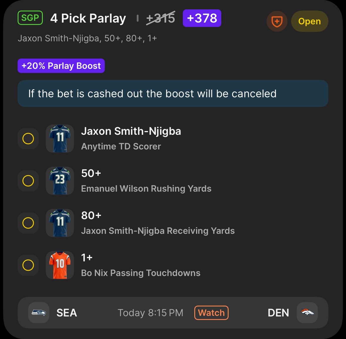 theStatTree's tweet photo. Two parlays for tonight as well with promos. 🏦

No sweat on Bet365, and used my DK boost on the discord community play! ✅ https://t.co/10I9oA9cBN
