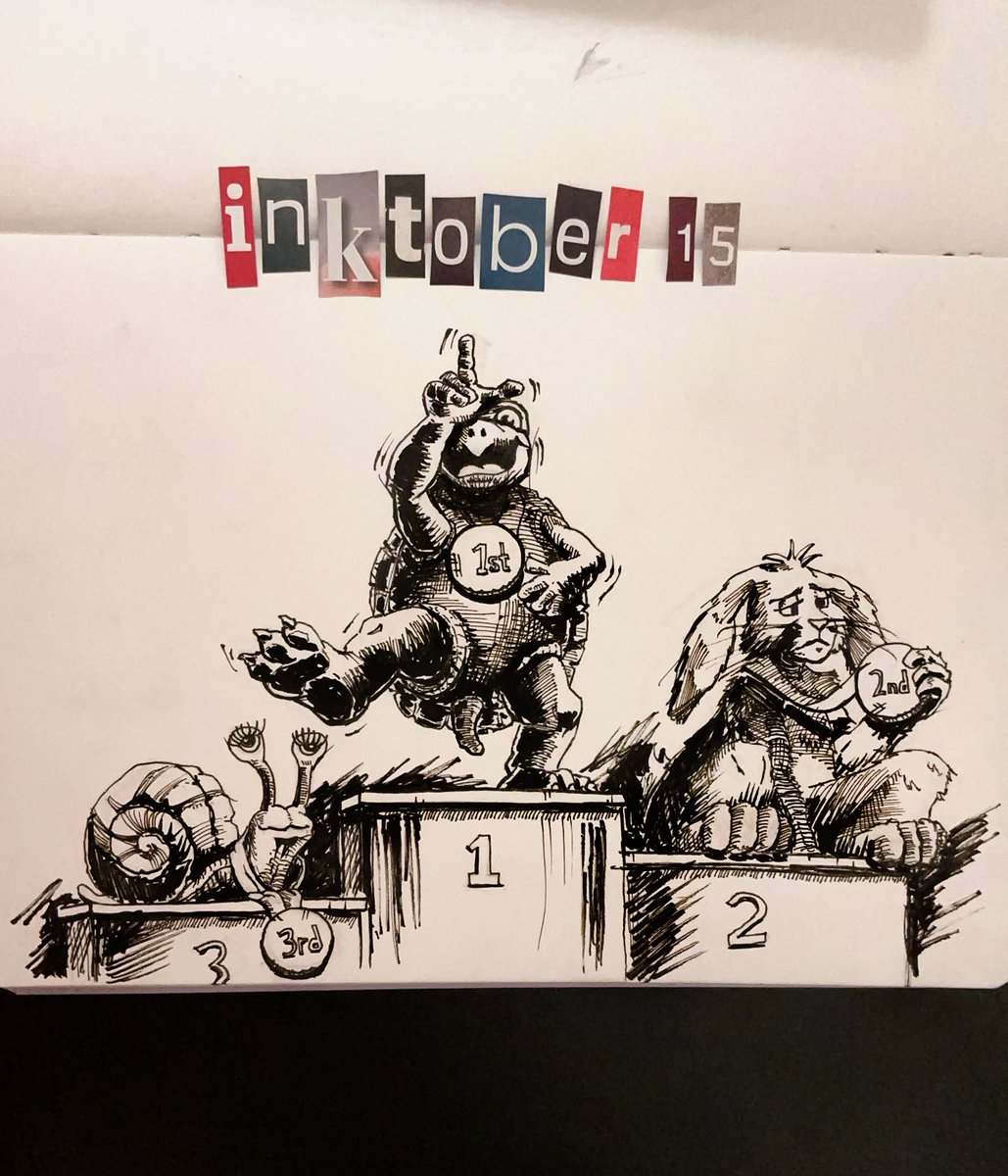 dddexter3d's tweet photo. @inktober - day 15: hooray

winning spirit.

#inktober #inktober2026 #inktoberchallenge #inktober52
#inktoberHOORAY #inktober2026HOORAY https://t.co/P2SChiq9iw
