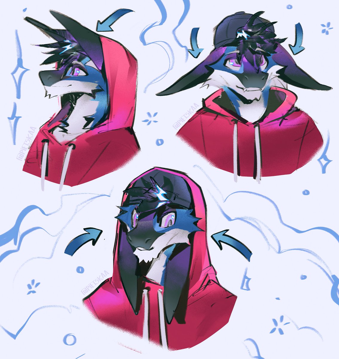 Pietskaa's tweet photo. Long ear physics💙❤️🤍 #furryartㅤㅤㅤ https://t.co/5rkcGpkbSa