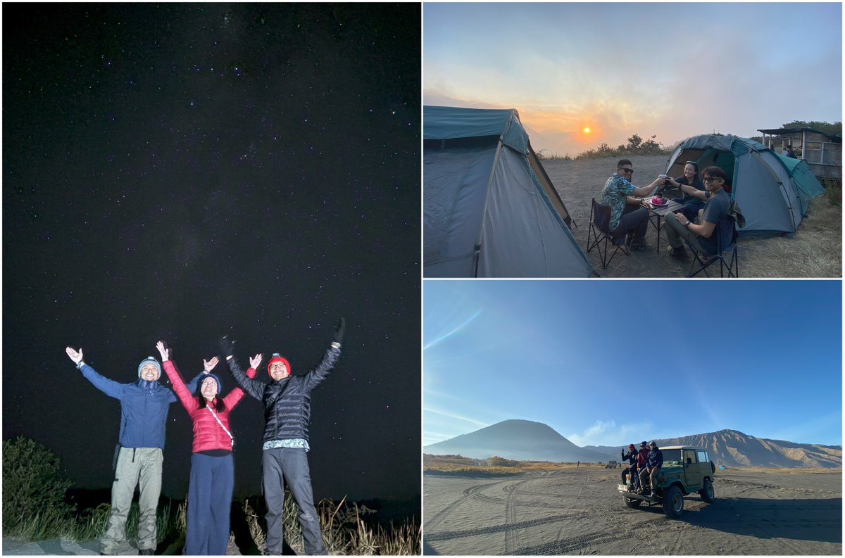 bromo_guide2789's tweet photo. Mount Bromo Milky Way Photography tour  package 3 days offers the opportunity to photograph the Milky Way galaxy from the best vantage points on Mount Bromo. #mountbromo #milkyway #eastjava #camping #travel

For More Information: https://t.co/3jQzMo0FM4 https://t.co/7eKDua7Ekg