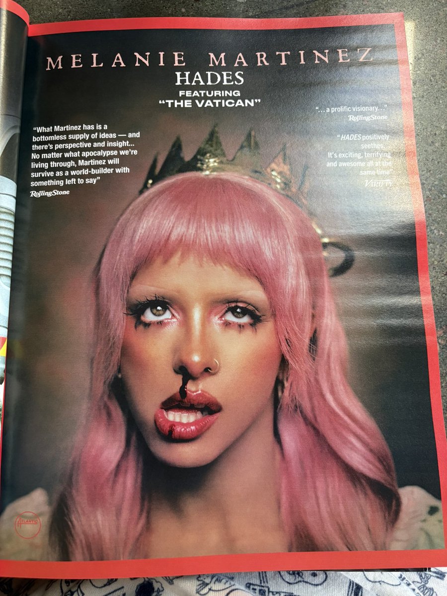 MELSHUB's tweet photo. Melanie's Grammy FYC page for HADES, featured in a new Grammys focused catalog! 
Pic: @basicallydjo https://t.co/vw3xcbZwP5