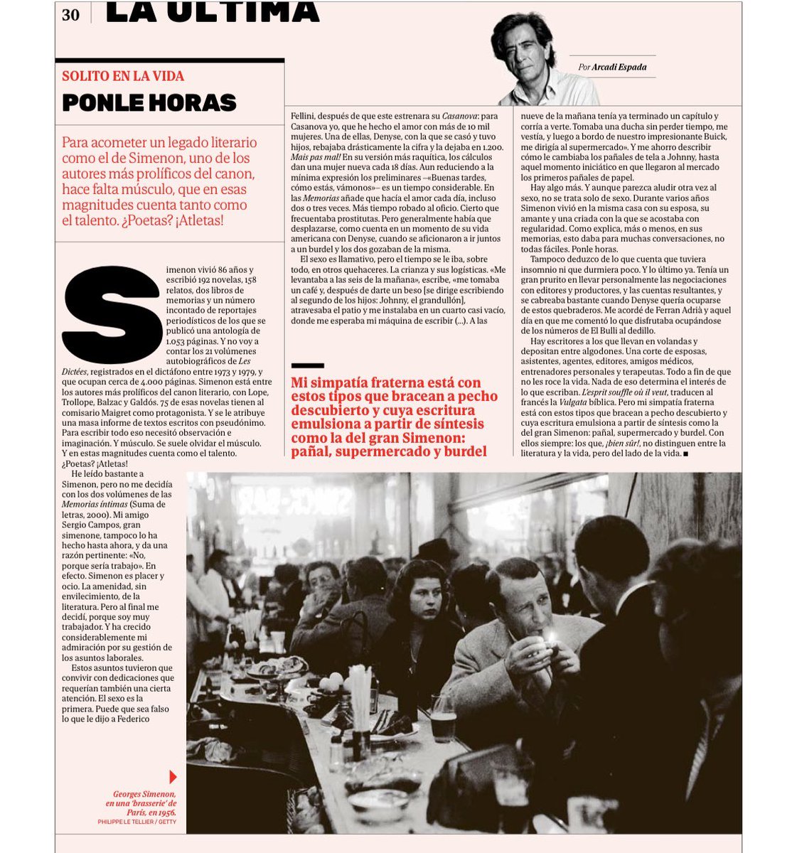 plinio54's tweet photo. Esto de Arcadi Espada en la revista La Lectura de “El Mundo” hoy 👇👇 https://t.co/rMtGNyKShd
