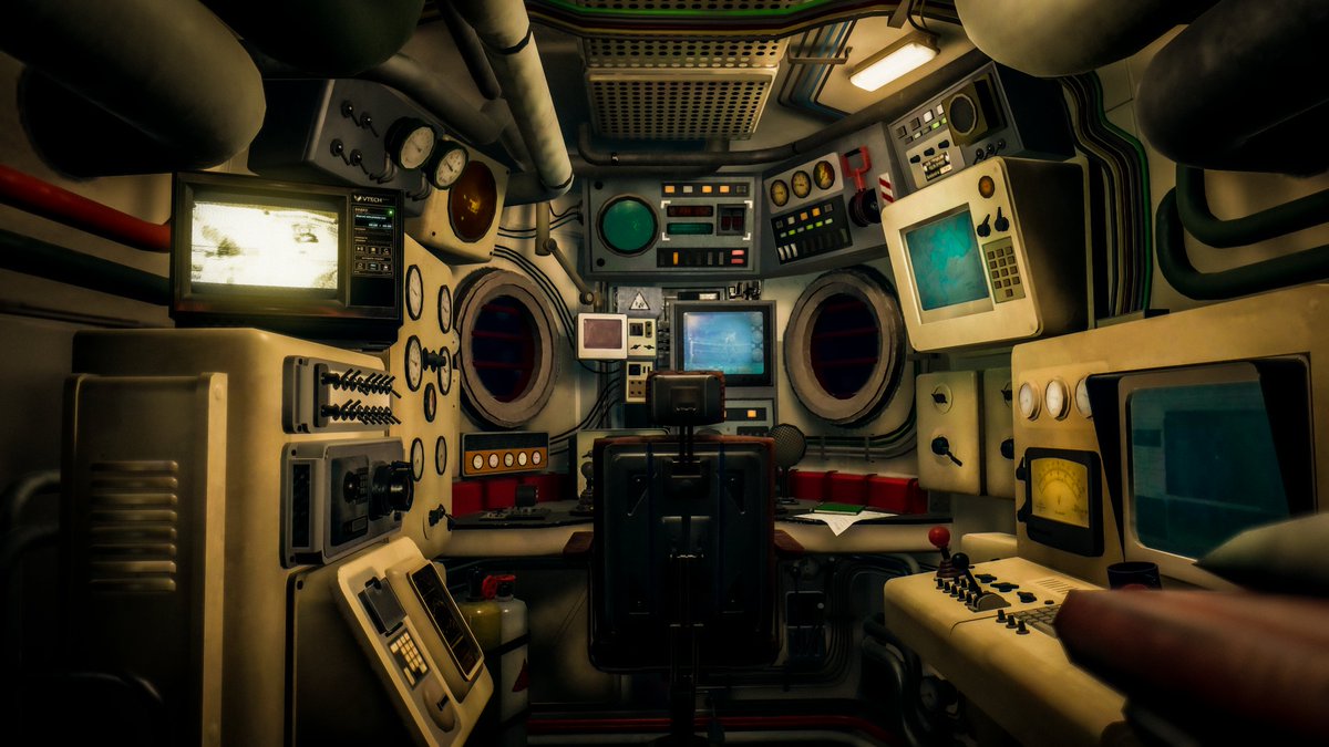 jellekayen's tweet photo. 深い海の底に沈む、深海潜水艇の狭い船内。
The cramped cabin of a deep-sea submersible on the ocean floor
World: Submarine
Author: Weden19
https://t.co/Cu8f7VftHf
#VRChat #VRChatPhotography #VRChat_world紹介 https://t.co/dkZWxTJXDZ
