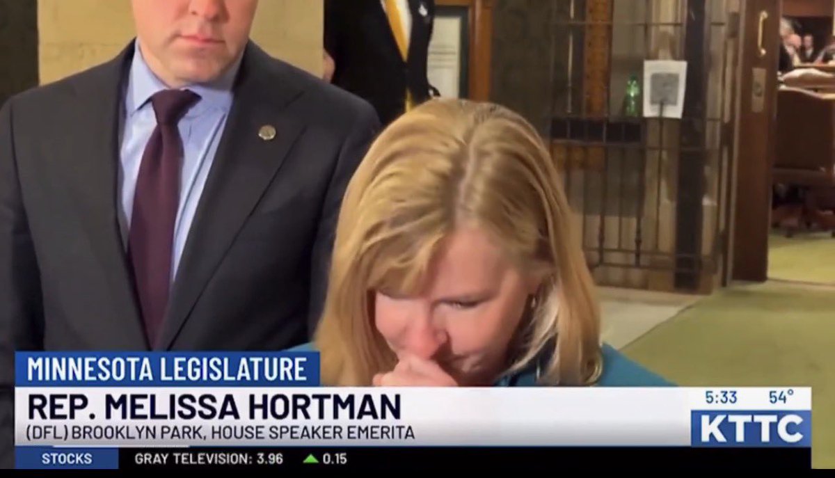 liz_churchill10's tweet photo. Never forget how terrified Melissa Hortman was while she spoke to the media after she was the only Democrat that voted against ‘Free Healthcare’ for illegals in Minnesota…

She knew what was coming…

She was assassinated shortly after… https://t.co/R21svleRJo