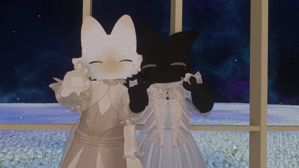 nenetaro_vrchat's tweet photo. フェニシフくん＆ロロニェくん集会！
ご来場いただきありがとうございました～！ #catprinces_meet https://t.co/dAJhOgGxER