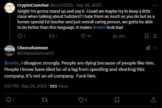 AMCScam's tweet photo. @Cheesehammer11 @Tiggersdad2 @80percentvegan @peterjkostis Regardless of whether it gains approval, I'm just glad I'm not such a bagged stooge that I whine about "people dying" b/c of spoofing and shorting. 🤡🤡🤡

If Cheesehammer had another brain, he'd die of loneliness. https://t.co/4wPpwXwlCm
