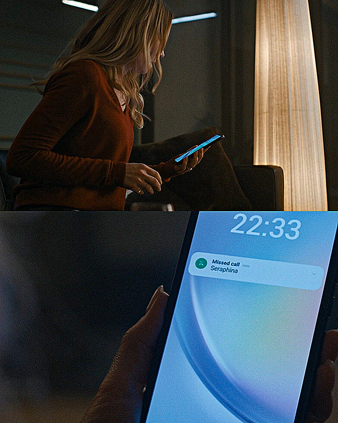 ScreenTalkHouse's tweet photo. It took a message Seraphina sent Donnie for Jan to finally realize that Donnie had been using her all along and that their accident was anything but accidental. #Mobland https://t.co/zMaolood3x