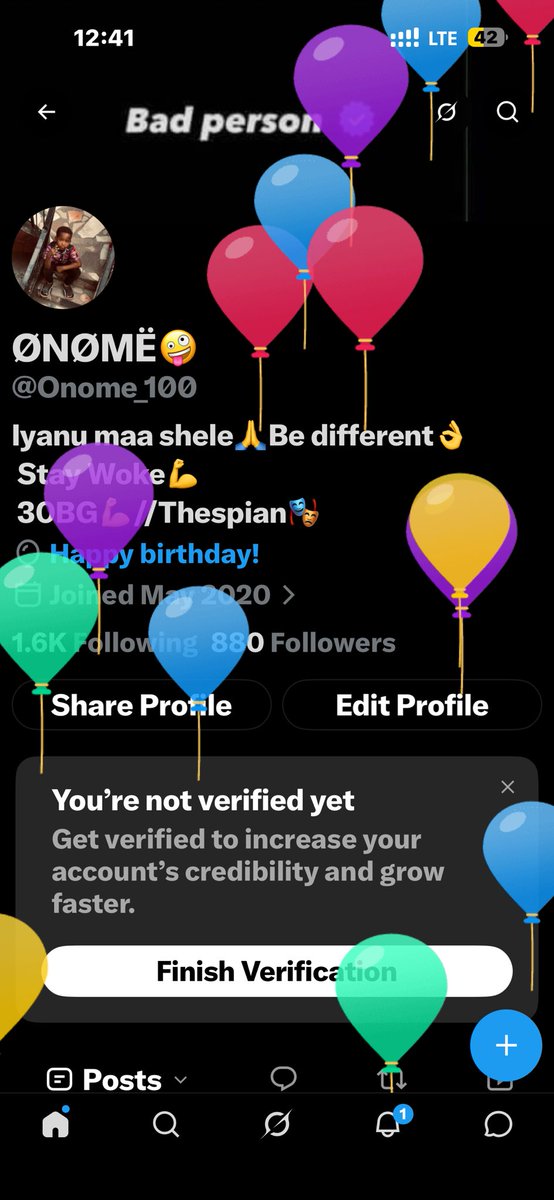 Onome_100's tweet photo. Happy birthday to me🥳🎉🎂 https://t.co/ms9NLOsW4i