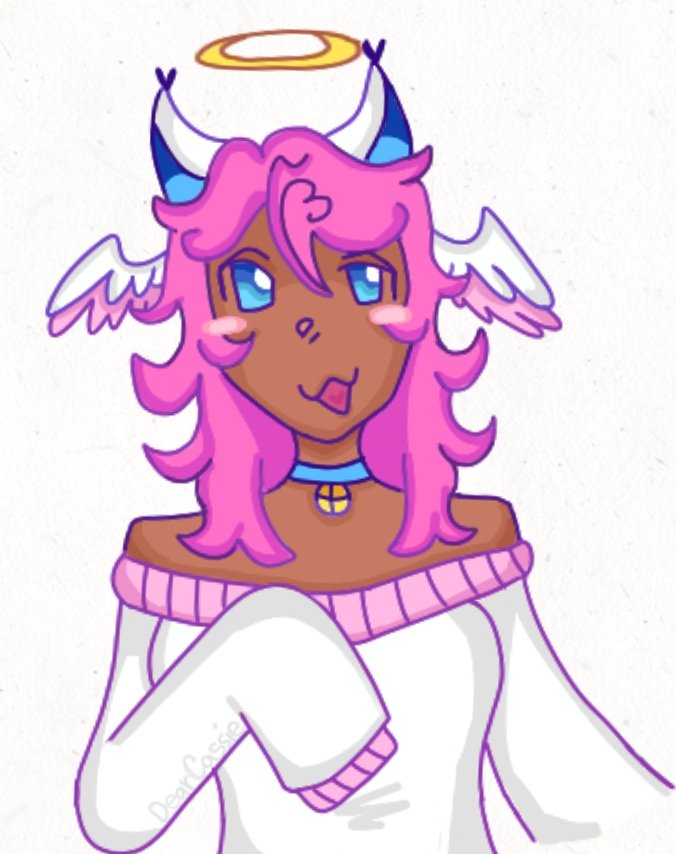 Dear_CassieX's tweet photo. Here is the finished results  of my guardian angel Doodle – I'm not used to digital yet (?) 

– They turned out so cute! 🩷

Have you been OBSERVING? 👀
#amongus #amongusroles #amongusFanart #amongustwt #amongustrailerbeans https://t.co/byaLuM8ZJk