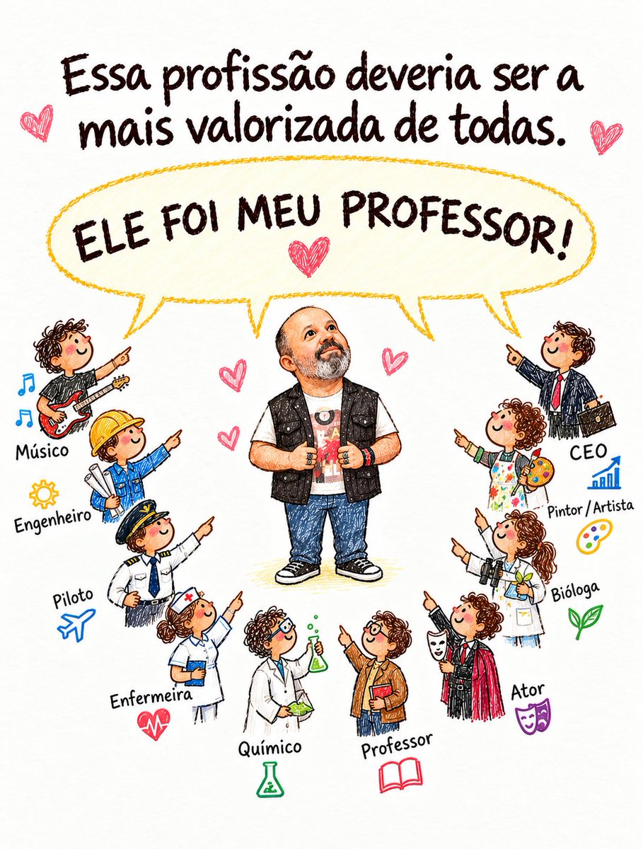 brumner's tweet photo. #professor #diadoprofessor #profissoes https://t.co/yF2H2TQOPK