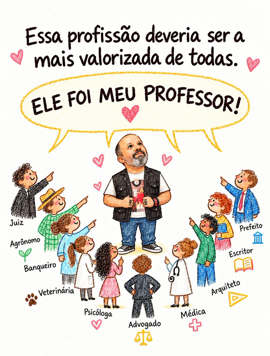 brumner's tweet photo. #professor #diadoprofessor #profissoes https://t.co/yF2H2TQOPK