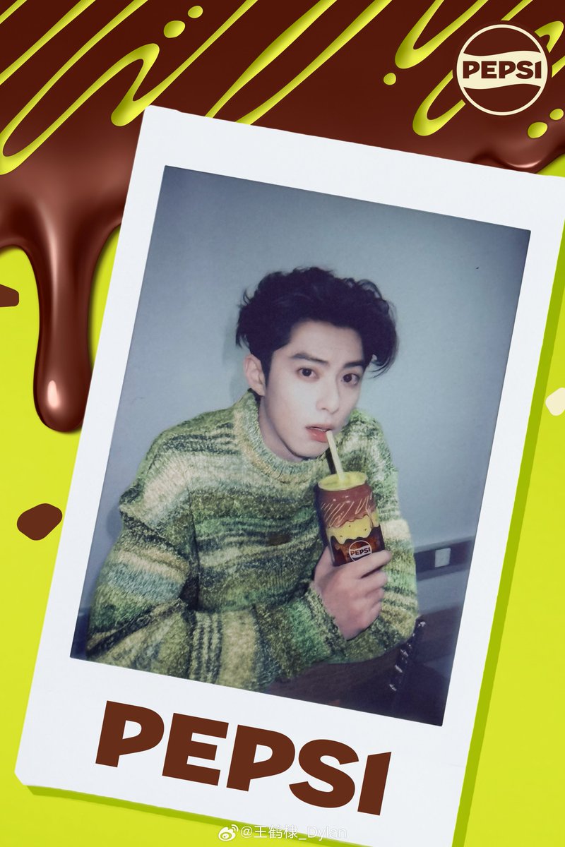 WangHediFolder's tweet photo. 261016 Brand spokesperson (ambassador) Dylan Wang in a new campaign for #PepsiChina's Pepsi Zero Sugar Pistachio Chocolate flavour. 🥤 2/2

JD Link for fans in China 
 🔗 https://t.co/3qFevoK8K3

#DylanWang #王鹤棣 https://t.co/RrzqwQt31f