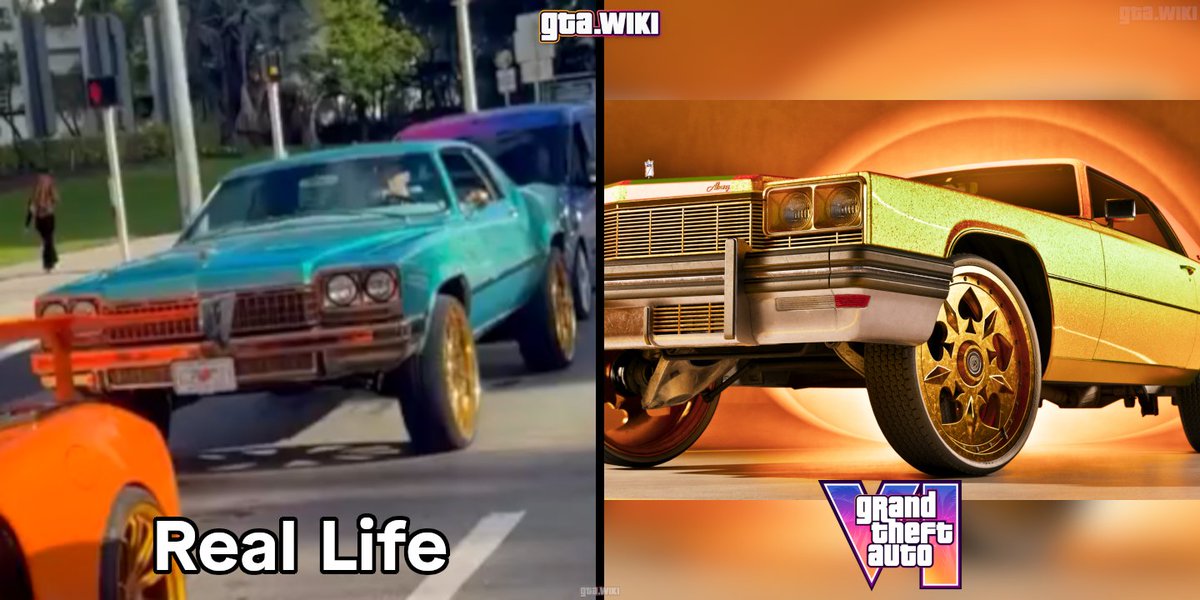 GTAWikiOfficial's tweet photo. Rockstar Games are modifying various real-life cars to look like their GTA 6 counterparts. https://t.co/6mMXUMaTzl